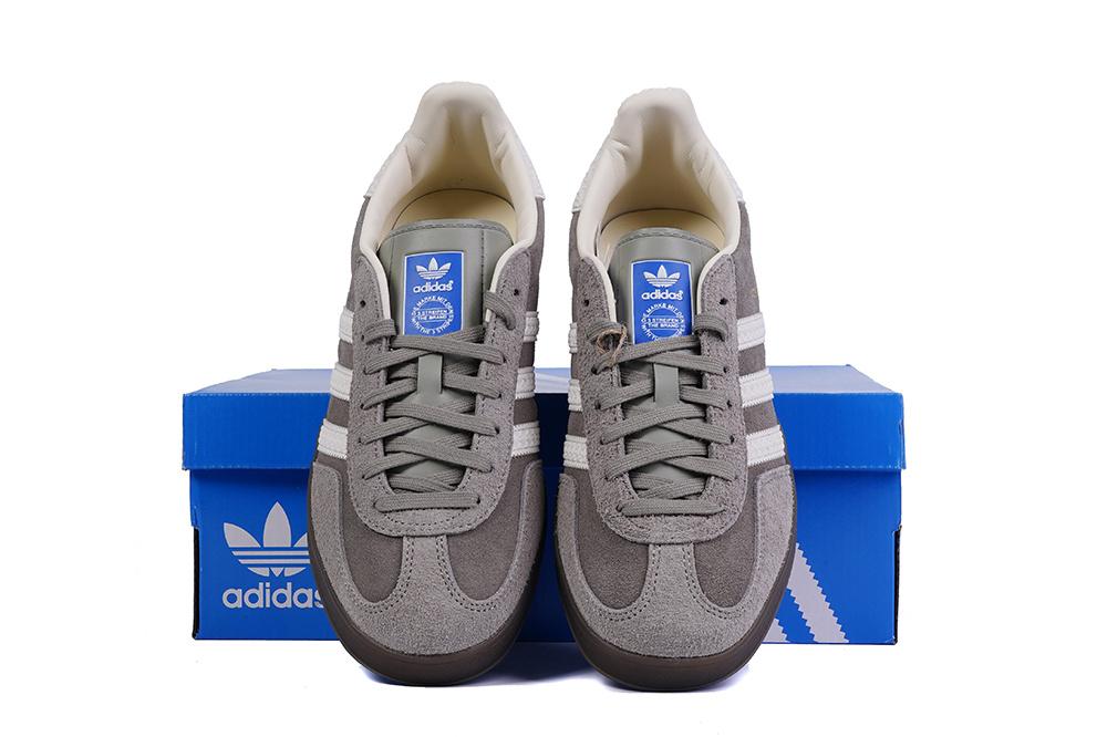 PK GOD Adidas Gazelle Indoor Grey White RETAIL MATERIALS READY TO SHIP